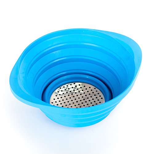 Normann Copenhagen Foldable Strainer - Blue