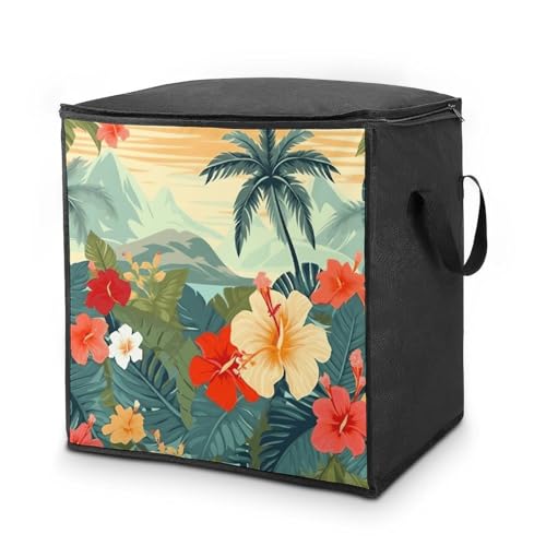 Summer Hawaiian Printed Quilt Storage Bag