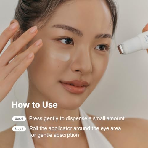 Dr.Althea Retinol Flat Iron Eye Roller | Face Lift Serum with Gua Sha Roller | Antiaging Care with Madecassoside & Centella & Hyaluronic Acid | Vegan Korean Skincare, 0.84 fl oz