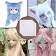 GORGECRAFT 8 Blatt Fursuit Augen Kunststoffnetz 0.5mm Weiße PVC Netz Canvas Blätter 30 x 30cm Atmungsaktiv Wasserdicht Bedruckbar Staubdicht PVC Netze Für Pelzige Cosplay Requisiten Rollenspiel Skulpt