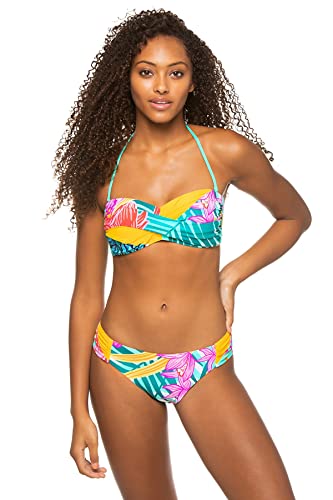 Trina Turk Women's Twist Bandeau Bra Bikini Top, Multi//Terra Nostra, 4 Trina Turk Women's Twist Bandeau Bra Bikini Top, Multi//Terra Nostra, 4
