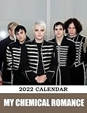  My Chemical Roman¢є Calendar 2022: Rock Band, Lunar Moon Phases January 2022 - December 2022, 12 Months, Squared Monthly Planner  Kalender Calendario Calendrier  BONUS 4 Months 2023