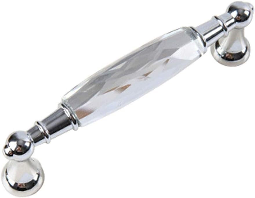 Boutons de porte en cristal effet diamant pour une décoration de meuble raffinée