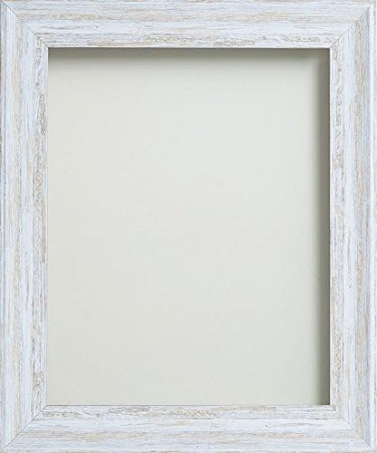 Frame Company Lynton Range, Rustic White 20x16 inch Picture Photo Frame Fitted With Glass * Choice of Four Colours * NEW