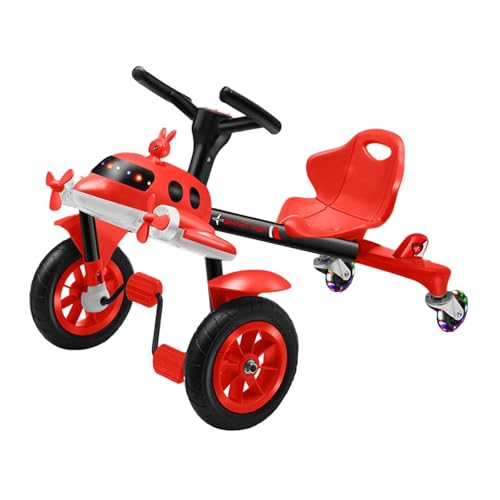 kowaku Elektrisches Drifting Go Kart Drifting Car Scooter für Kinder Elektrik Go Kart für ab 6 Jahren, Rot