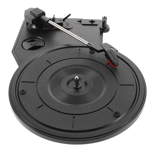 Tocadiscos de vinilo retro para decoración del hogar y música ambiental en el salón