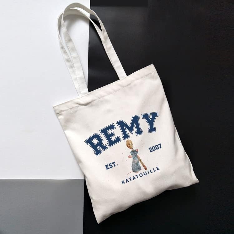 Miniatura 5 de FOTAP Remy Cotización Cosméticos Bolsa Rata Fans Regalo Remy Est. 2007 Cremallera Bolsa Maquillaje Bolsa Ratón Chef Maquillaje Bolsa, Blanco, Bolso