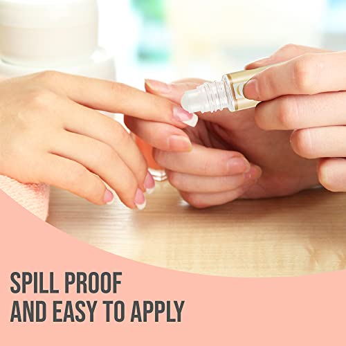 C Care Cuticle Oil Roll-On Sweet Almond | Natural Revitalizing Hydrating Oil For Repaired Cuticles Overnight | Remedy For Damaged Skin And Thin Nails | Paraben Cruelty Free Formula | 10Ml #TOP5