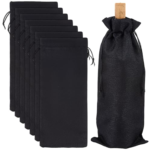 Housse bouteille vin jute Beebeecraft emballage cadeau durable