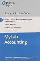 Canadian Tax Principles, 2018-2019 Edition Plus MyLab Accounting with Pearson eText -- Access Card Package, 5/e 0135320720 Book Cover