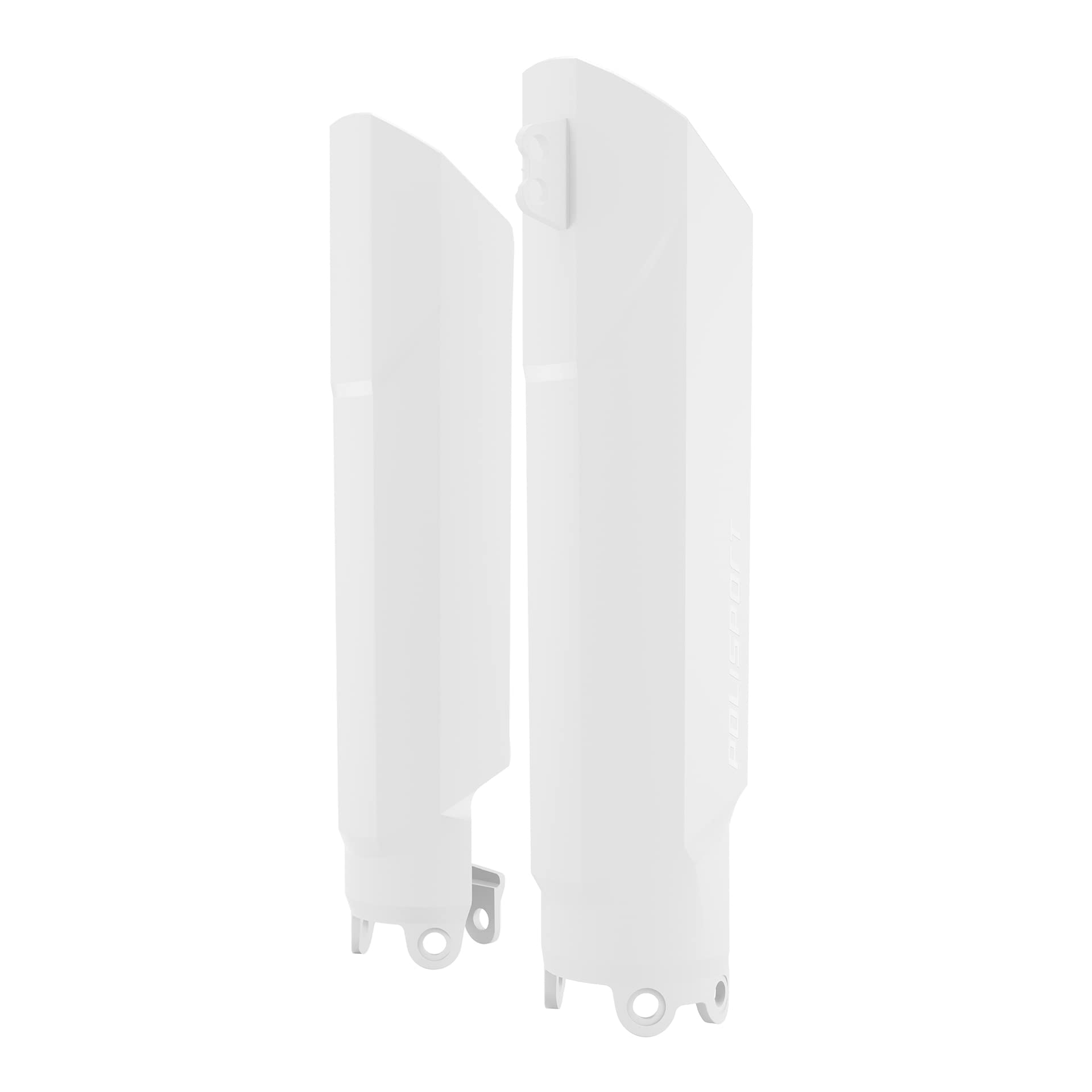 POLISPORT 8399300002 – Full Wrap Fork Protector Made in Impact Resistant Plastic Compatible with KTM, HUSQVARNA, GAS GAS, SHERCO Motorcycles in White