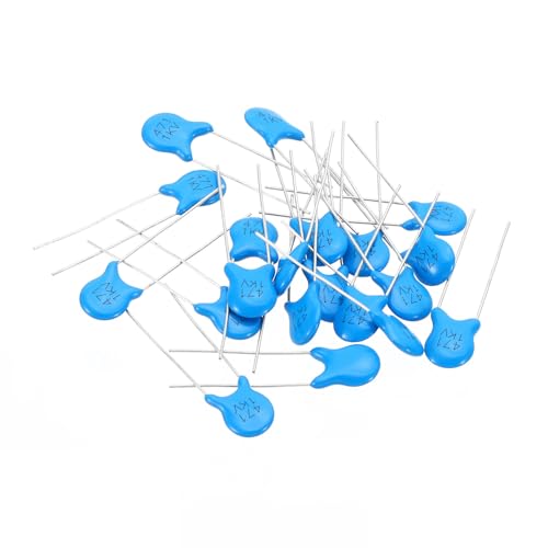 Image of PATIKIL 0.47nf 1kv High Voltage Ceramic Capacitor, 20 Pcs Ceramic Chip Capacitor Assortment Kit for Power, Blue