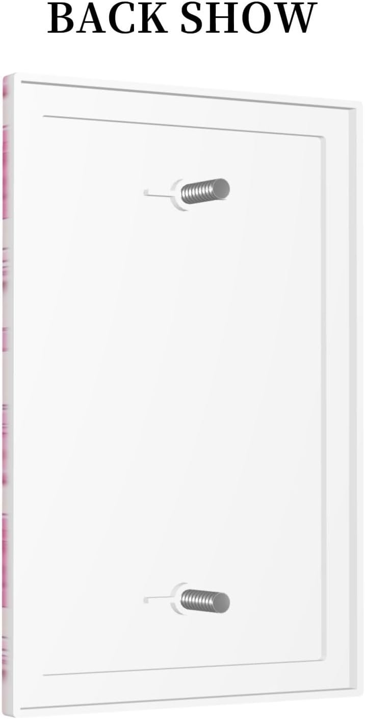 Pink Bow Light Switch Cover Decorative Blank Single Girls Bedroom Cute Pretty Wall Plate Faceplate Switchplate Lightswitch for Kitchen Home Accessories image 4