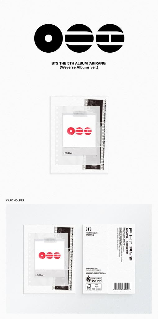 Amazon.co.jp: 防弾少年団 BTS ARIRANG (Weverse Albums ver.) [韓国盤