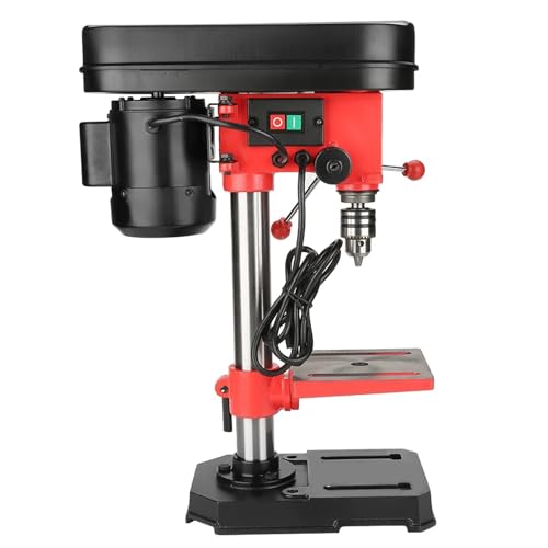 Taladro de Columna, Taladro de banco, taladro, soporte for, trabajo montado, 350 W, 5 velocidades, 50 mm, herramienta reparación bancos