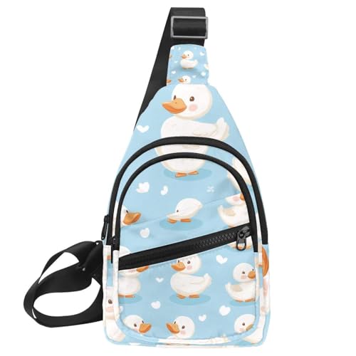Sac à dos canard blanc pour entraînement, voyage et sac banane de sport