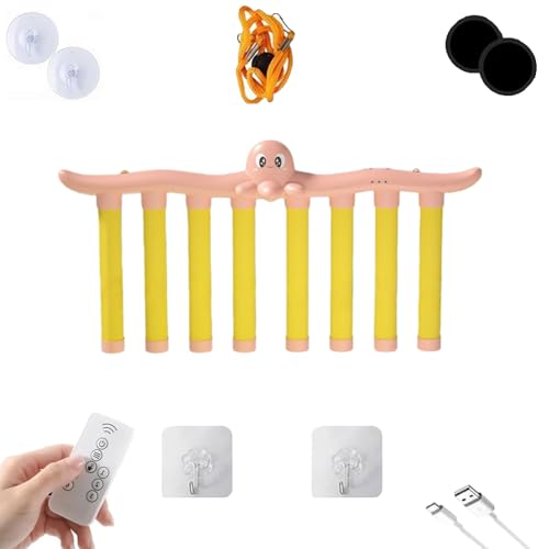 FlyShangUgo Reaction Challenge Game, Catching Sticks Game with 3 Adjustable Speed, Remote controllable Reactions Training Toy and Reactions Games, Family Games for Kids and Adults (Style-B)