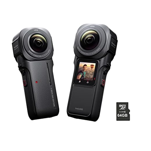 Insta360 ONE RS Leica Caméra d'action 360 degrés avec carte 64 Go