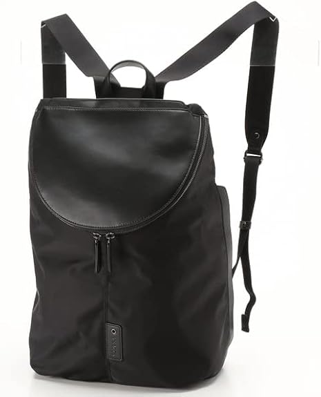 特価！イザック 【CORDURA×リサイクルレザー】ラウンドフラップリュック Amazon.co.jp: [イザック] リュック 【CORDURA×リサイクルレザー
