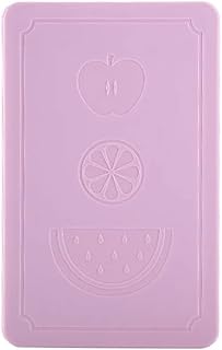 Tabla de cortar plegable tabla de cortar de plástico tabla de cortar frutas tablas de cortar con ranuras de jugo, pequeña tabla de cortar para niños (color: rosa)