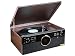 Produktbild Technaxx DAB Bluetooth V5.0, Plattenspieler, Digitalisieren von Schallplatten, Kassetten, CDs, Radio-Funktion, AUX, RCA, Stereolautsprecher TX-137 - braun