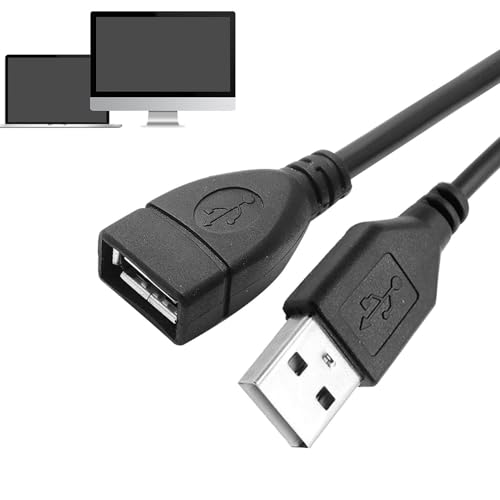 Cable De Extensión USB: En Este Alargador USB, Transferencia De Datos Rápida Y Duradera Compatible Con Teclado USB |, Memoria USB, Disco Duro
