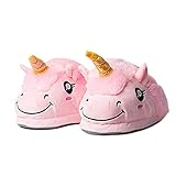 JIAJIA YL Hausschuhe Pantoffeln Winter Einhorn Plüsch Kostüm Cartoon Hause Schuhe