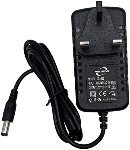 Multibao 15V 2A 2000mA Power Supply AC to DC Power Adapter Charger 5.5mm x 2.1mm Replacement Power Supply Adapter