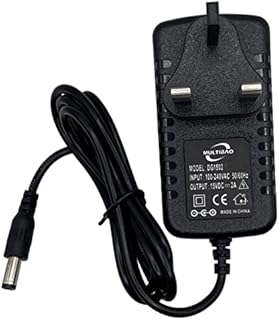 Multibao 15V 2A 2000mA Power Supply AC to DC Power Adapter Charger 5.5mm x 2.1mm Replacement Power Supply Adapter