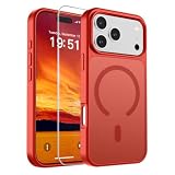 SUPFINE Magnetic for iPhone 17 Pro Case Red