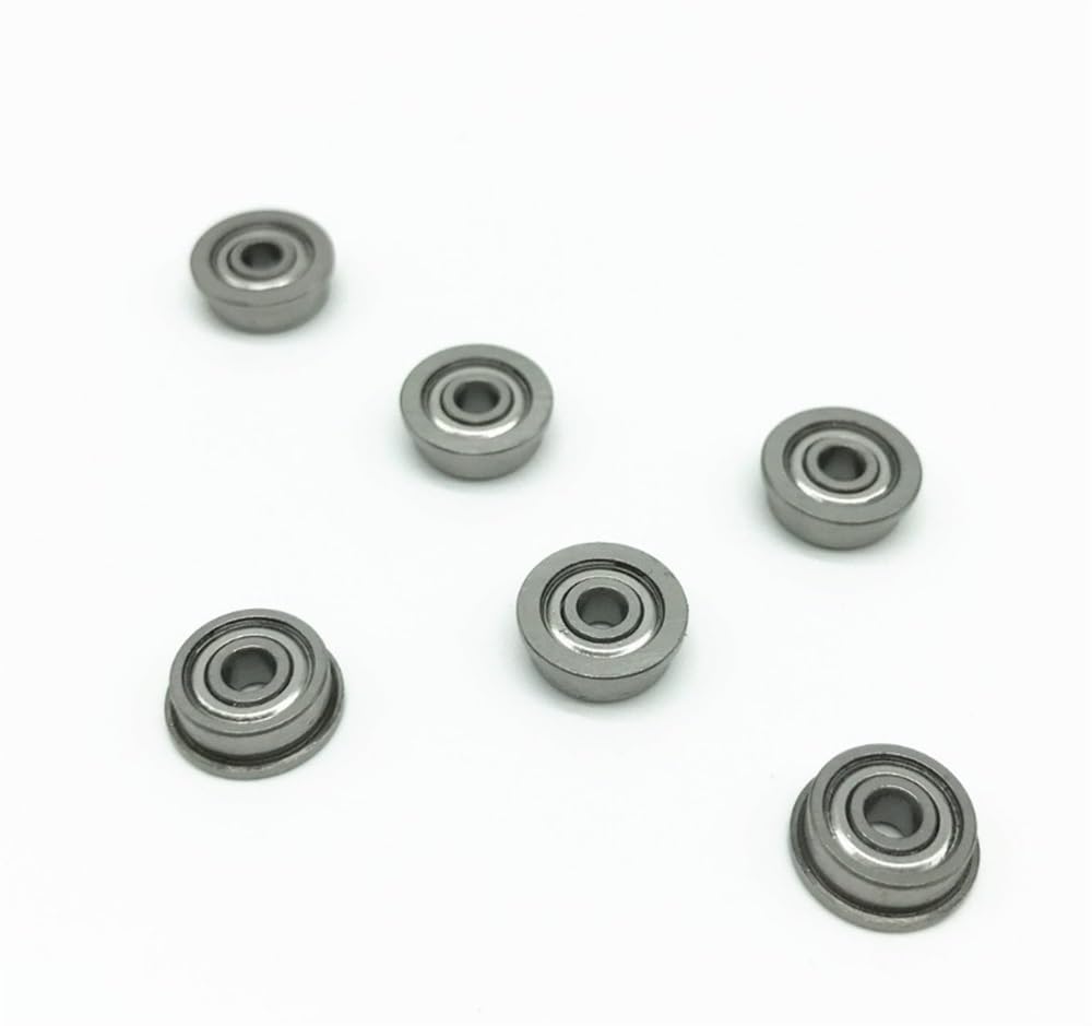 ZBJGBUIA 10Pcs F623ZZ 3x10x4 mm Bearings Deep Groove Ball Bearing F623