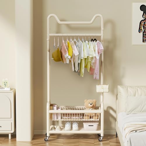 Miniatura 6 de Mangotree Perchas Para Faldas De Niños, Paquete De 28 Perchas De Terciopelo Para Bebé Con Clips Móviles Para Pantalones, Abrigos, Antideslizantes, 30 Cm De Largo, Ahorro De Espacio Para Ropa Infantil