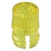 VCC SML Series Fresnel Round Lens for 3mm T-1 LED, 0.171-Inch/4.3mm Diameter, Yellow