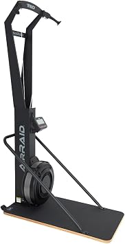 TKO AirRaid Ski Exercise Machine with 10 Setting Wind Resistance | Get a High Impact Cardio Workout | A Must Have Indoor Exercise Equipment