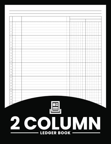 2 Column Ledger Book