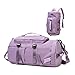 Borsone Sportivo per Uomo Donna, 35L Zaino con Scomparto per Scarpe, Borsa per Palestra, Borsa Sportiva con Tasca per Viaggio, Fitness, Allenamento, Nuoto, Weekend(Viola)