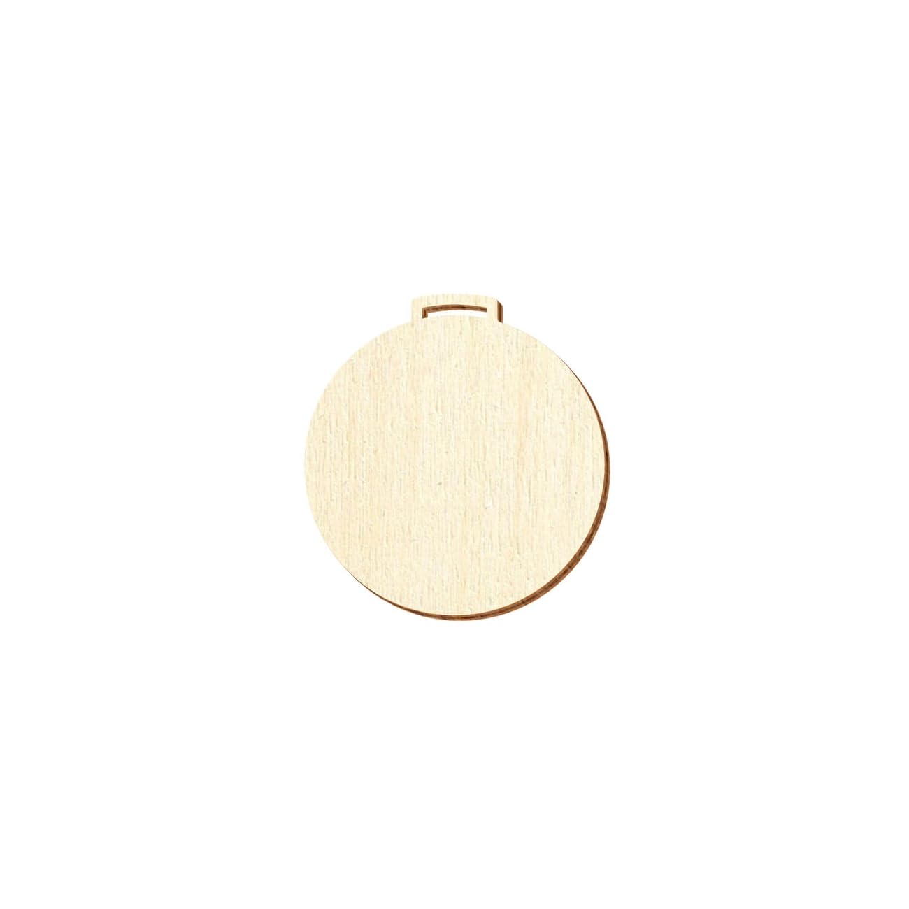 Medalla de madera redonda – Decoración para manualidades 3 – 20 cm, diámetro: 7 cm, paquete con:50 unidades
