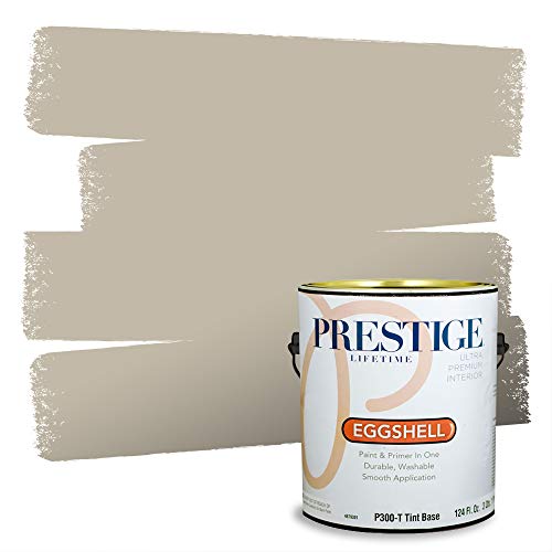 Exclusive Special Prestige Interior Paint and Primer in One, Sand Trap, Eggshell, 1 Gallon