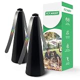 Fly Away - 2 Pack Outdoor Fly Repellent Fan, Outside or Inside Table use, Restaurant, Barbeque, Even