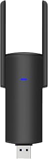 USB WiFi Adapter for PC, WiFi Adapter 1300Mbps USB 3.0 WiFi Dongle 802.11ac Network Adapter for Desktop Laptop, Dual Band 5GHz 2.4GHz, Dual 5dBi Antennas, for Windows 7/8/10/11, Mac OS 10.9-10.15