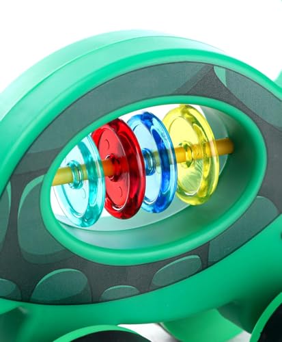 Image of Mini Steps Pull Along Turtle Toy - Baby Walking Toy for Toddlers, Safe & Durable