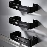 erddcbb Bathroom Kitchen Box Container Wall Mount Storage Organizer Rack Alloy Shower Basket Shampoo