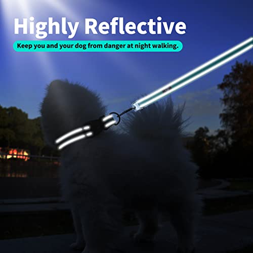 Ivy&Lane Reflective Dog Collar And Leash Set,Adjustable Neoprene Padded Dog Collars For Puppy thumb #4