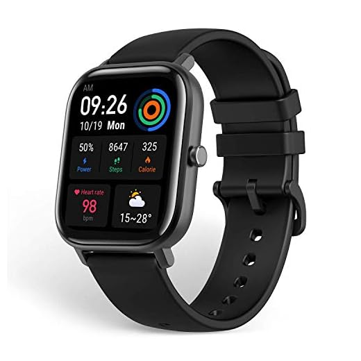 Amazfit GTS Reloj Inteligente Smartwactch Deportivo 14 días de Duración Batería GPS+Glonass Seguimiento Biológico BioTracker™ PPG Frecuencia Cardíaca 5ATM Bluetooth 5.0 iOS & Android (Black)