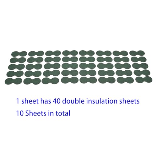 Image of 400pcs 18650 Battery Insulator Ring Self-Adhesive Hollow Insulating Cardboard Electrical Insulating Adhesive Paper Green (Solid)