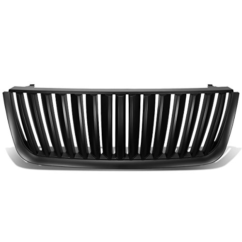 Black Abs Plastic Vertical Style Front Upper Bumper Grille Compatible With Ford Expedition 03 04 05 06 #TOP12