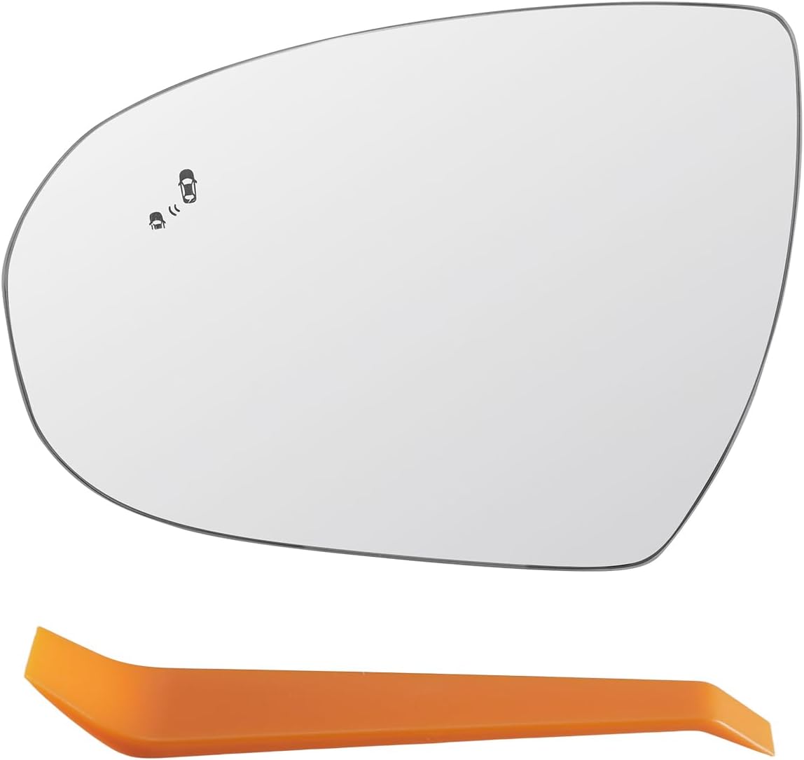 Left Driver Side Mirror Glass Replacement Fit for Hyundai Tucson 2016 2017 2018 2019 2020 2021, Power Heated Rearview Mirror with Blind Spot