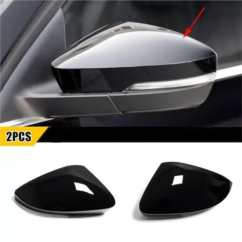 Coques de rétroviseurs noirs pour Skoda Octavia MK3 A7 5E