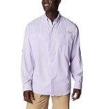 Columbia Men's Big & Tall Tamiami II Long Sleeve Shirt, Soft Violet, X-Large B&T