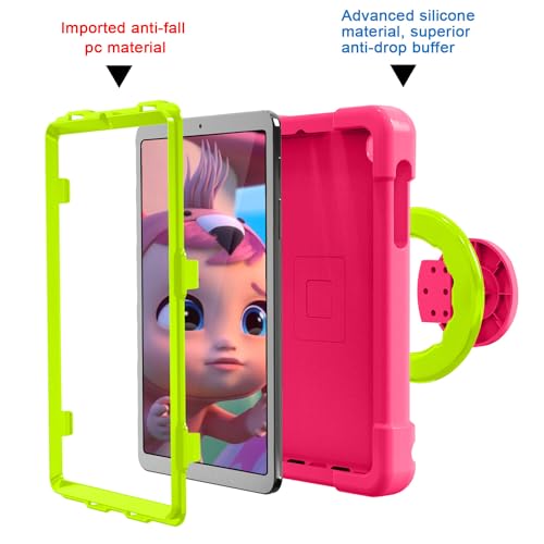 Coque Samsung Tab A 2019 8" avec support rotatif et grip antichoc TPU